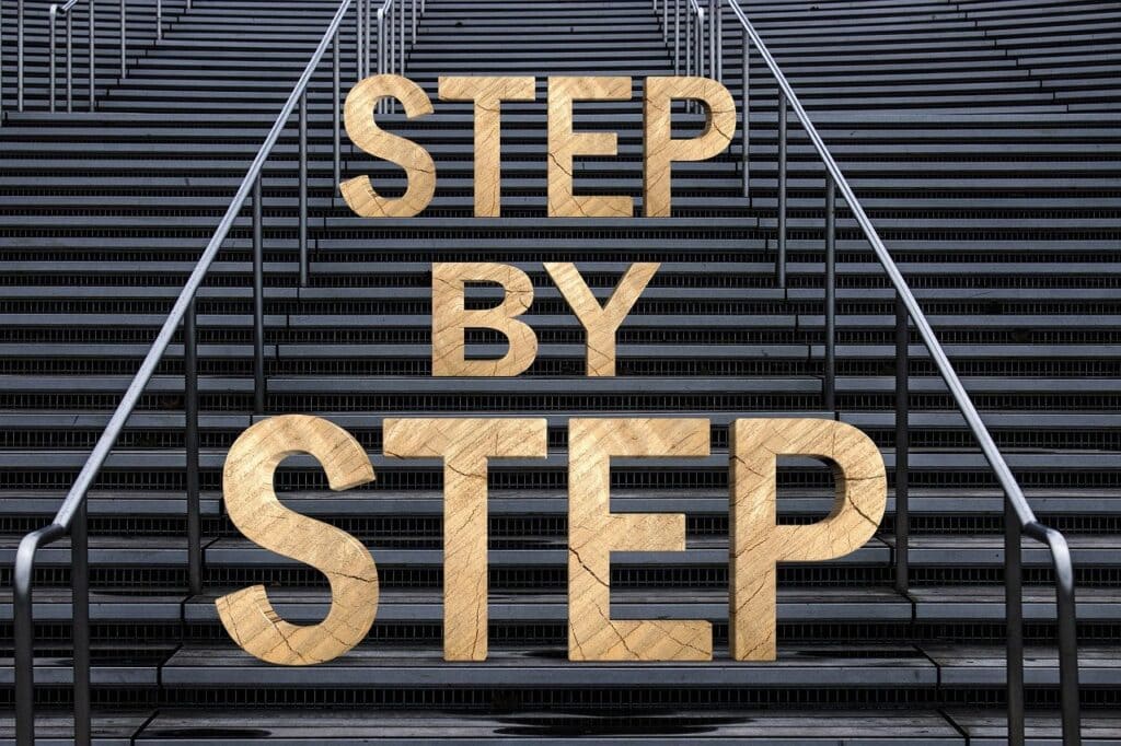 Step by step