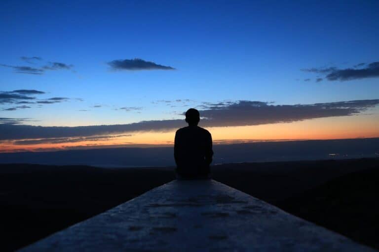 Man contemplating the Secret to the law of attraction